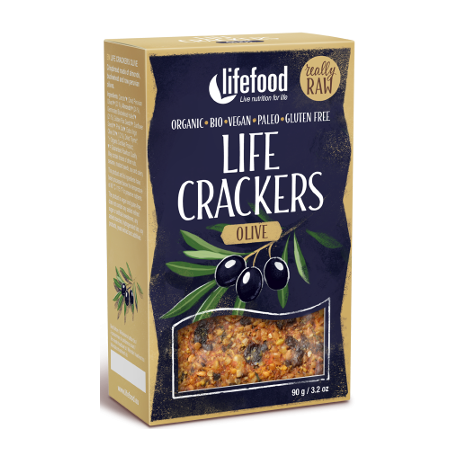 Végami vous propose : Crackers crus olives 90g