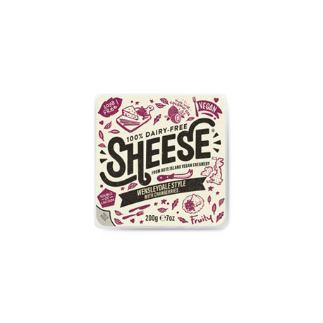 Végami vous propose : Sheese style wensleydale avec canneberges 200g
