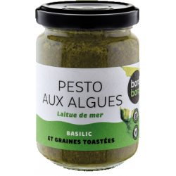 Un Monde Vegan vous propose : Pesto aux algues basilic 120G