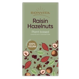 Un Monde Vegan vous propose : Chocolat nature raisins noisettes 100g - bio