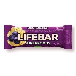 Lifebar açai banane 47g - bio