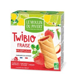 Un Monde Vegan vous propose : Twibio fraise 150g - bio